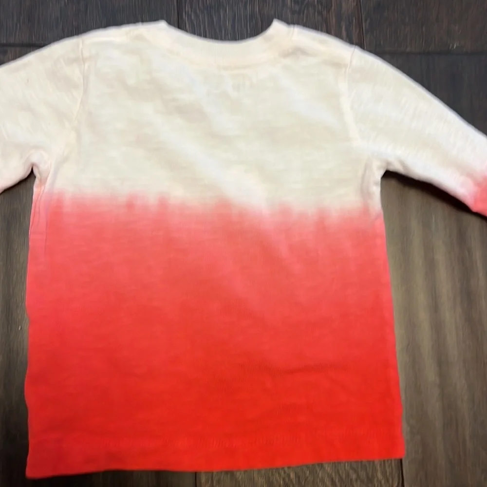 Baby Gap Unisex Disney Mickey Mouse and Pluto Together Forever Dip Dyed shirt